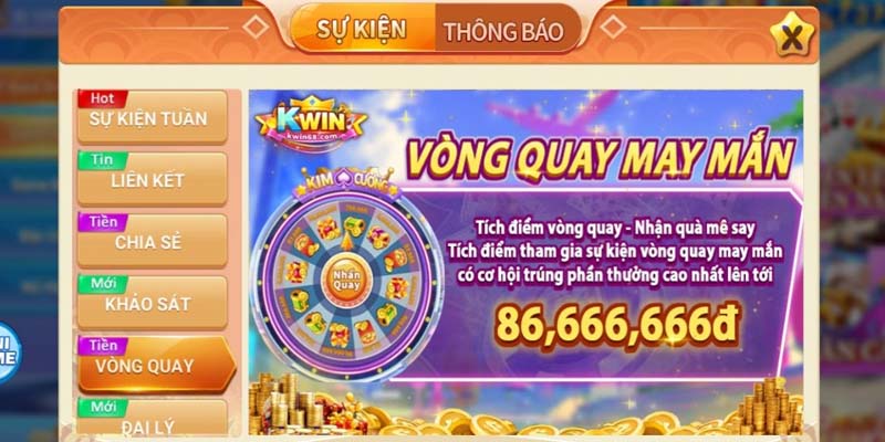 vòng quay ma quái Halloween Kwin68 phần thưởng bí ẩn